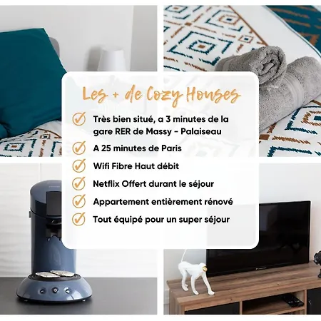 Cozy 5 A 3' De La Gare - Cozy Palaiseau